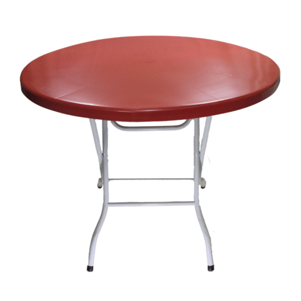 Foldable Round Plastic Dining Table